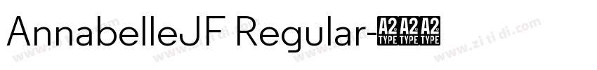 AnnabelleJF Regular字体转换